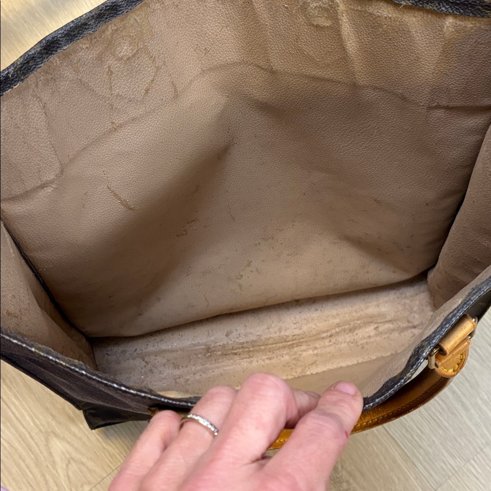 Louis Vuitton Brown Sac Plat Monogram Shopper Tote - Picture 7 of 17